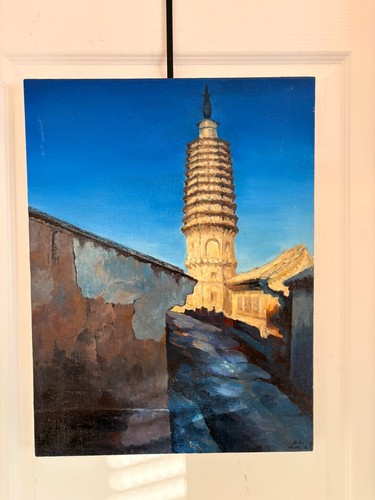 Tableau peinture asiatique - tableau,
