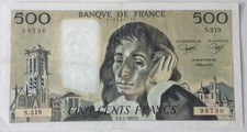 FRANCE BILLET 500 FRANCS