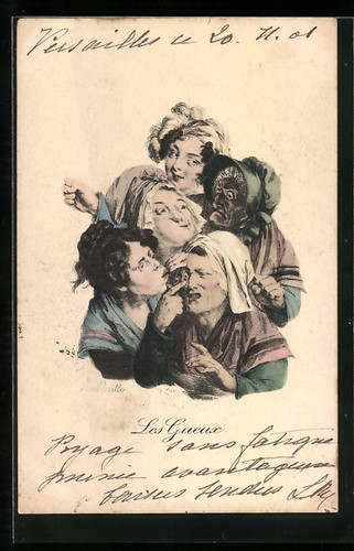 Carte postale artiste - carte, d'artiste