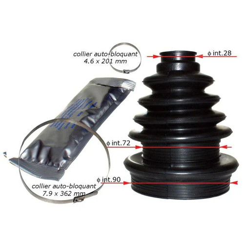 Kit soufflet cardan - de,