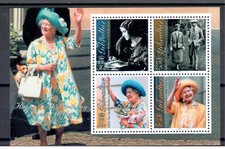 Bloc de 4 timbres de Gibraltar N° YT 40 Centenaire Reine Elisabeth