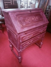 Secrétaire Bureau Table Commode Ruby Baie Bronze - Complètement Réaménagé