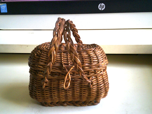Petit panier poupée en - panier, de
