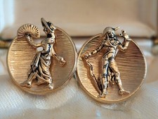 Bouton de manchette ancien vintage de MURAT Paris