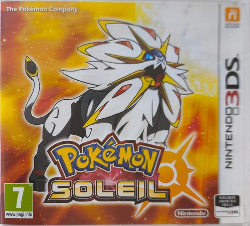 Jeu pokémon soleil - pokémon, –