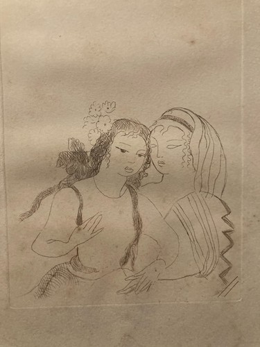Gravure marie laurencin 1940 - gravure,