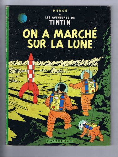 Tintin hergé marche sur - hergÉ,