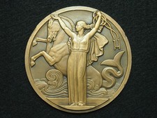 MEDAILLE BR 68mm JEAN VERNON