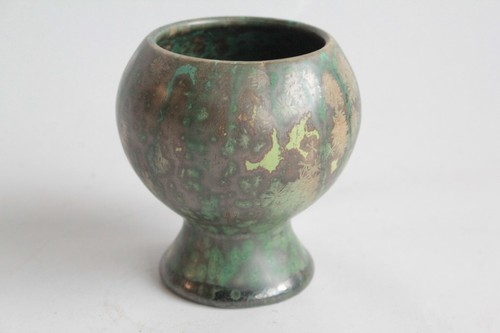Petit vase grès - , à