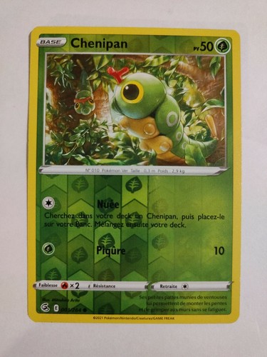 Carte pokemon chenipan - carte,