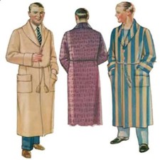 Peignoir D'Homme, Robe De Détente Des Années 1920