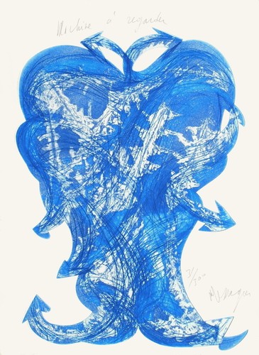 Jean messagier gravure signé - jean,