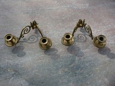 Paire d'appliques de piano en bronze ,musique,luminaire,bougeoir