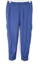 Pantalon En Laine Bleu