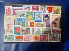 25 Timbres Vietnam oblitérés
