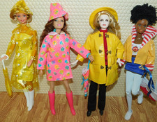 Dressed Barbie Dolls wearing
