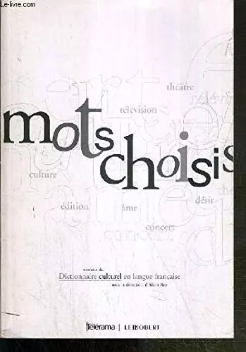 Mots choisis extraits du - mots, :extraits