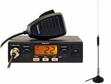 LAFAYETTE ATENA. Émetteur-récepteur CB 27 Mhz. AM / FM 4 watts + Antenne magn...