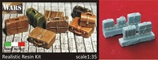 WARS 29-35 Set 5 Bagages Accessoires Diorama Guerre WW2 Set Of 5 Valises 1:3 5