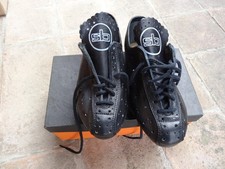 Chaussures de cyclisme vintage Silvano Bricca cuir EU33 Nos Eroica Scarpe...