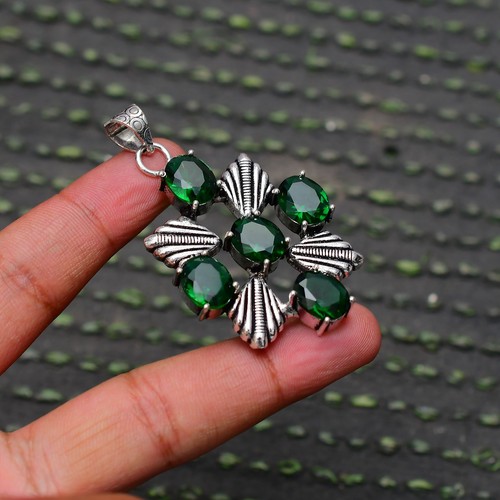 Pendentif argent sterling - en,