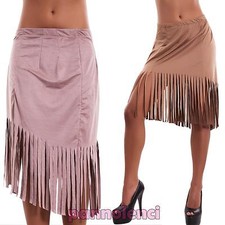 Jupe Femme Mini Franges en