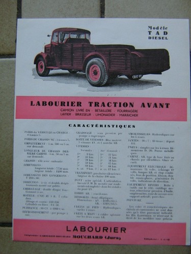 Prospectus labourier camion - labourier,