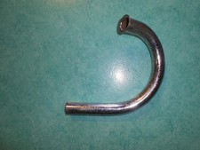 Coude échappement chromé