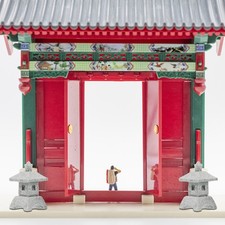  4 Pcs Miniature Lanterne Japonaise Décoration De Jardin Asiatique