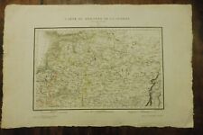 carte ancienne Russie theatre de la guerre 1812 Napoleon Empire