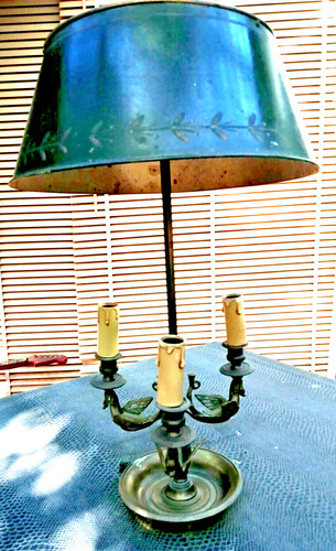 Ancienne lampe bouillotte - , en