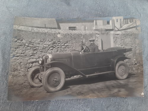 Carte photo voiture 1900 - photo,