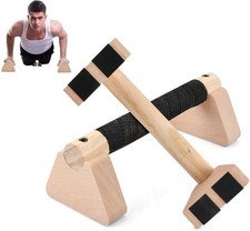 2 Pcs Barre Parallele 25cm, Barre Dips avec Base Antidérapante, Poignée Épais...
