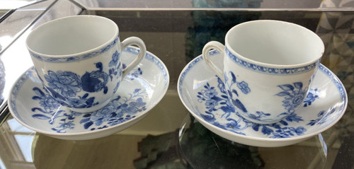 Série tasses porcelaine - de, 2