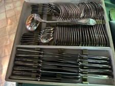 Ménagère Frionnet  # Christofle Marly # Ercuis Louis  XV 1970   Métal Argenté