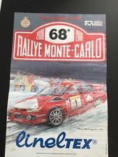 AFFICHE POSTER RALLYE MONTE