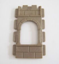 PLAYMOBIL (L31c10) MOYEN-AGE - Mur Gris Ouverture Fenêtre 3444 3447 3448 Jauni