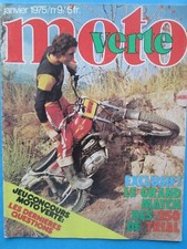 MAGAZINE MOTO VERTE N°9 JANVIER 1975
