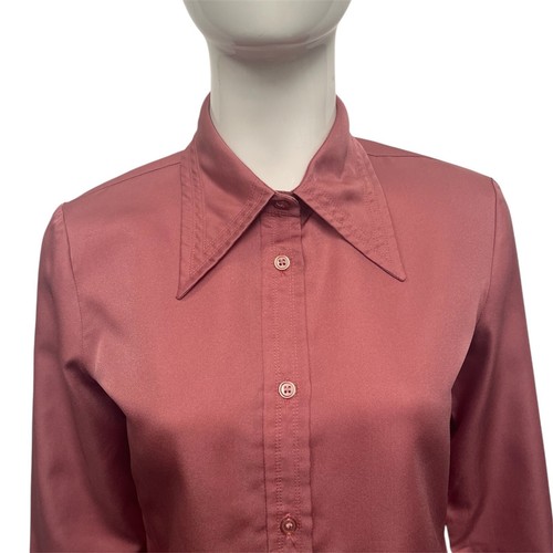 Blouse vintage rose pâle - rose, des