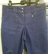 NATHALIE CHAIZE_Superbe pantalon flare bootcut bleu nuit_T.38/40_TBE