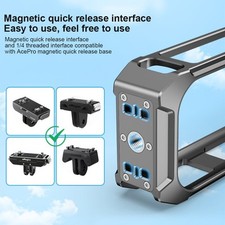 Boîtier en alliage d'aluminium pour Insta360 X5 avec support de chaussure froid