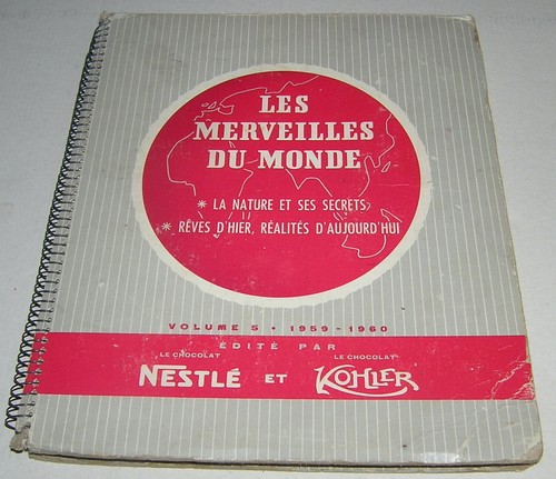 Album chromos les merveilles - album,