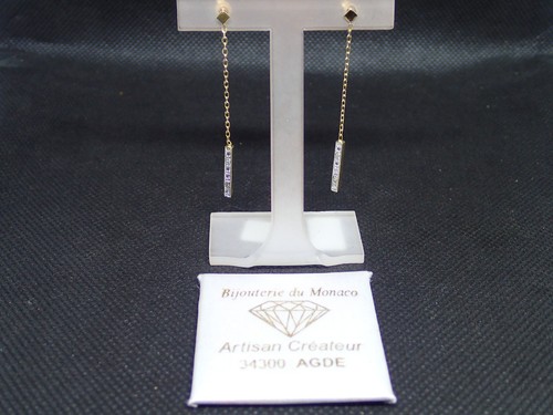 Boucle oreille or jaune - or,