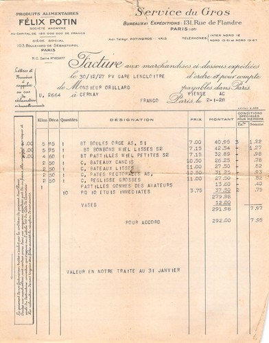 1928 produits alimentaires - 1928,