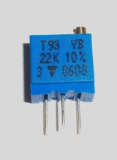 6 x Résistances Cermet Trimmer - T93YB 22K 10%