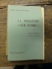 la miniature sur ivoire  par