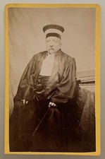 Cdv Avocat en Tenue Robe avec