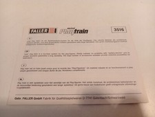 Faller Mini Play train 3616 Instruction assemblage trains 1/24 Les photos font l