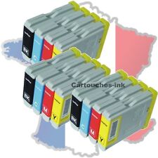 12 Cartouches-ink encre compatible imprimante Brother LC970 LC1000 DCP150C