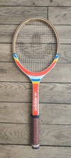 ? Ancienne Raquette Tennis Bois ADIDAS CADET Vintage Orange